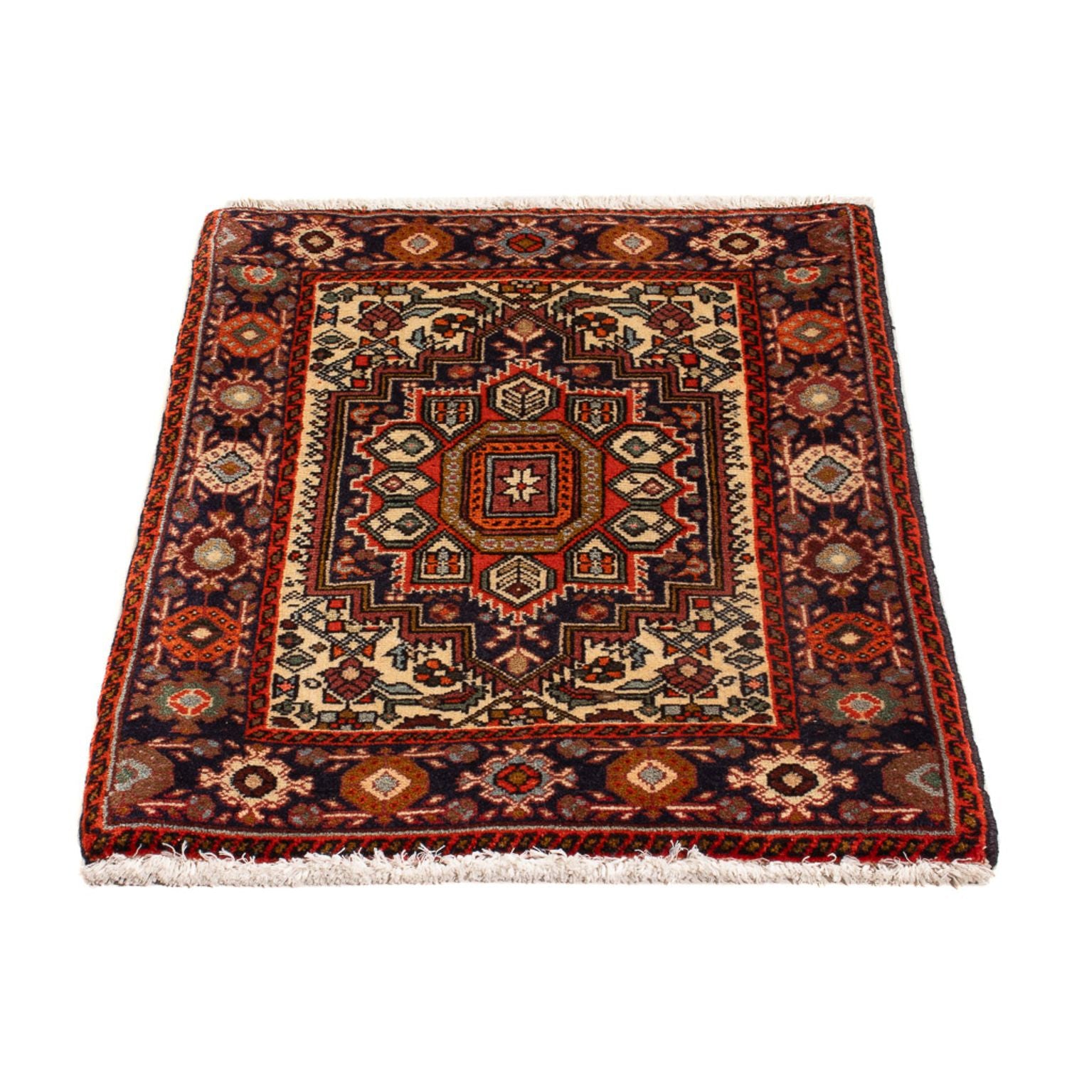 Tapis persan - Nomadic - 72 x 52 cm - bleu