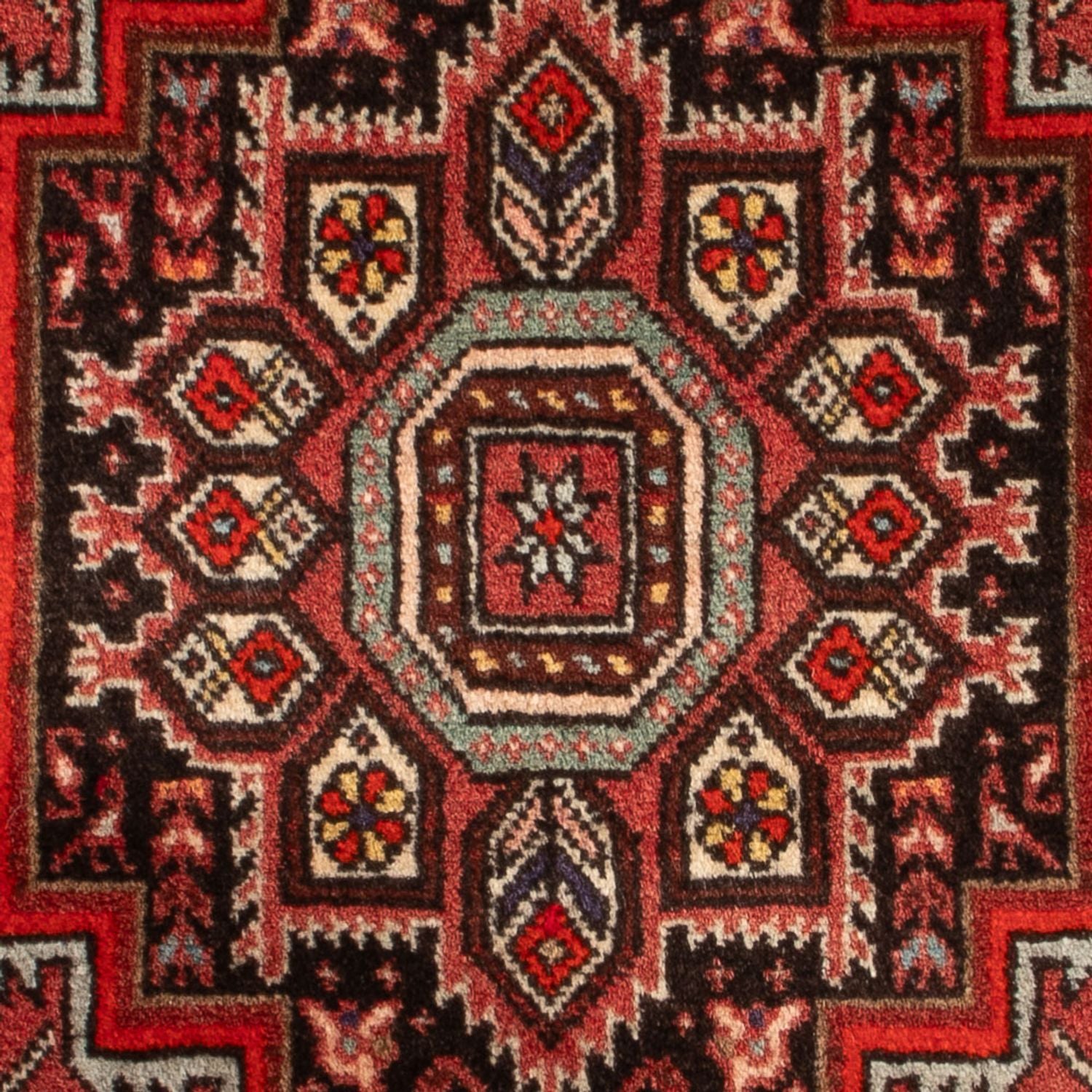 Tapis persan - Nomadic - 78 x 54 cm - rouge