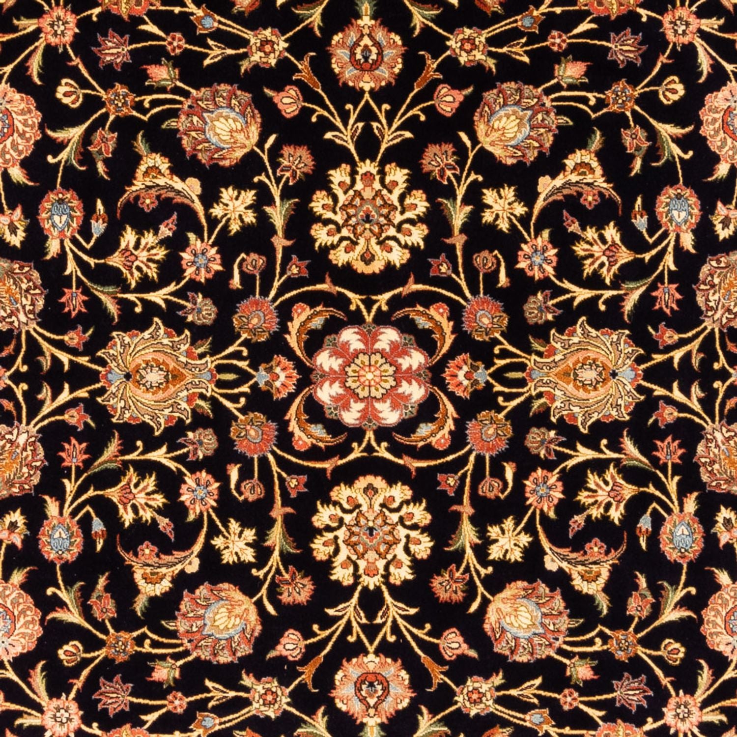 Tapis persan - Classique - 273 x 215 cm - bleu foncé