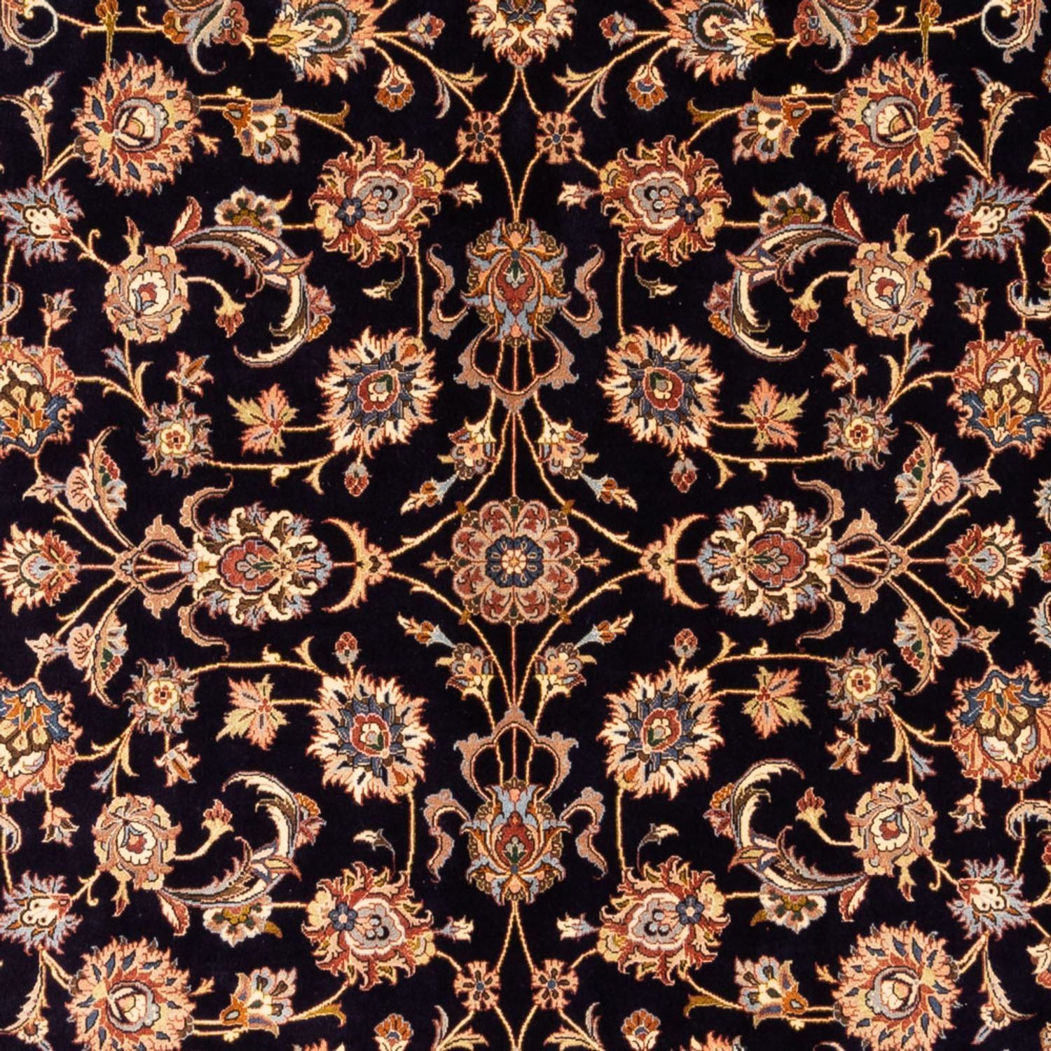 Tapis persan - Classique - 282 x 220 cm - bleu foncé