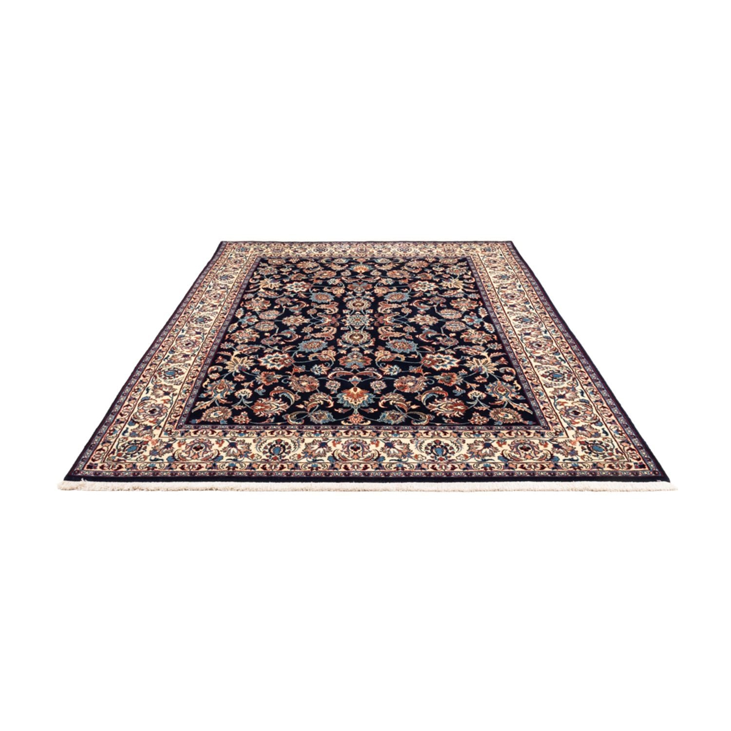 Tapis persan - Classique - 250 x 194 cm - bleu foncé