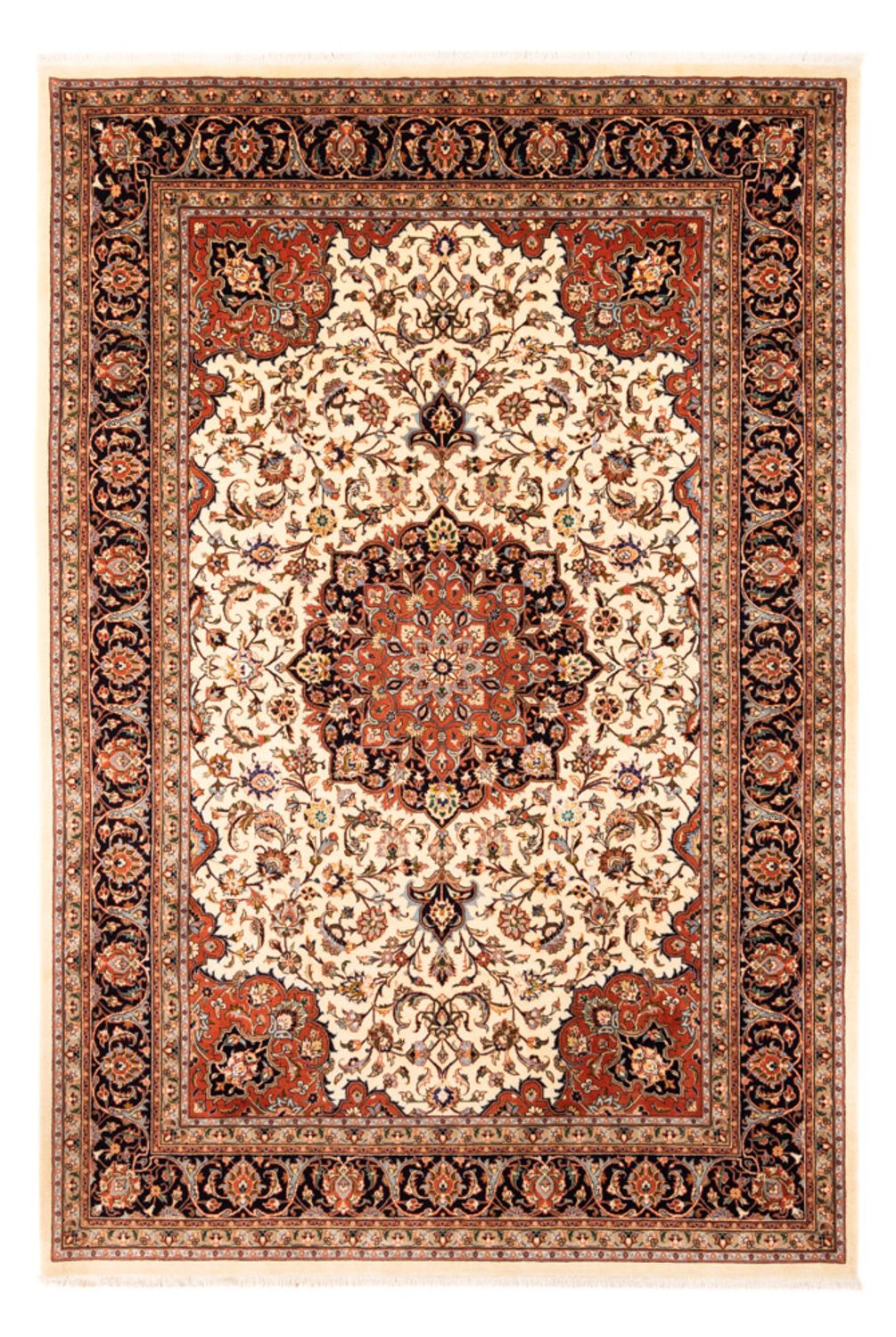Tapis persan - Classique - 297 x 202 cm - crème