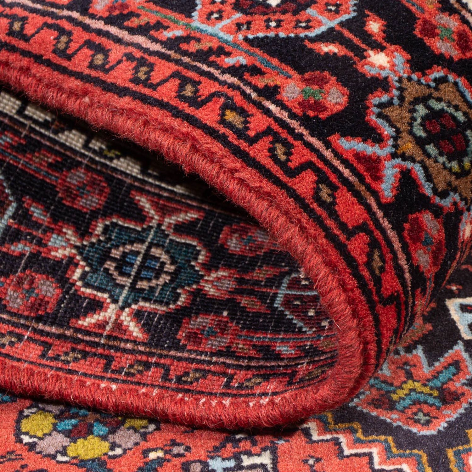 Tapis persan - Nomadic - 129 x 70 cm - rouge