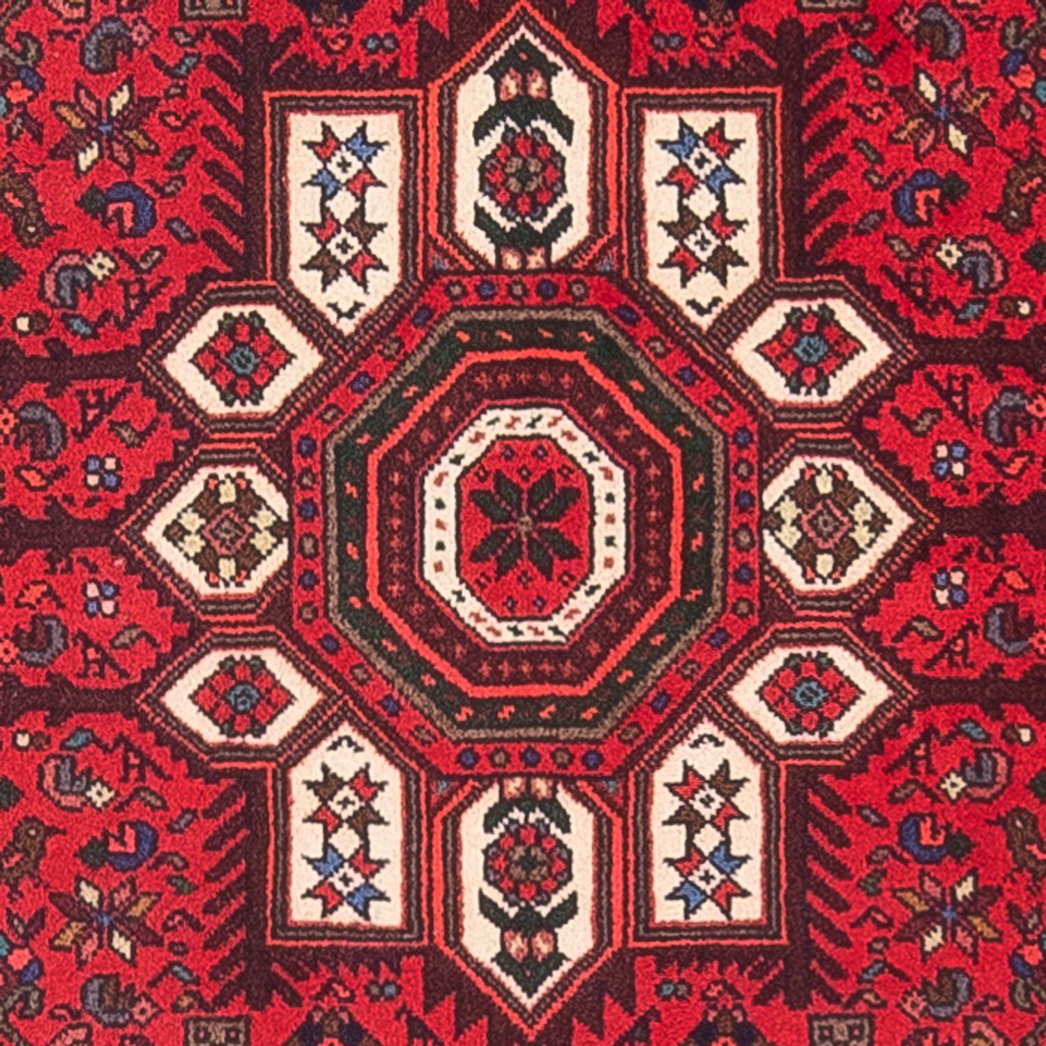 Perserteppich - Nomadic - 132 x 70 cm - rot