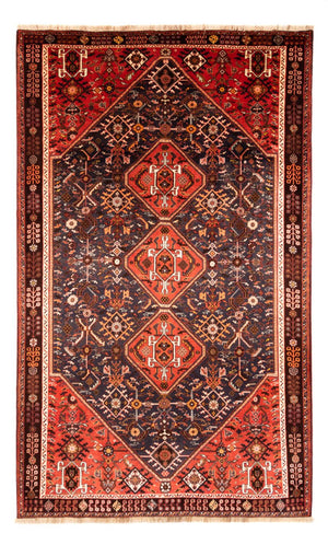 Tapis persan - Nomadic - 305 x 188 cm - rouge foncé