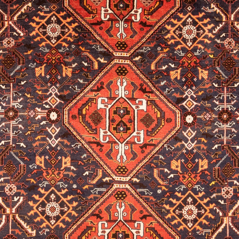 Tapis persan - Nomadic - 305 x 188 cm - rouge foncé
