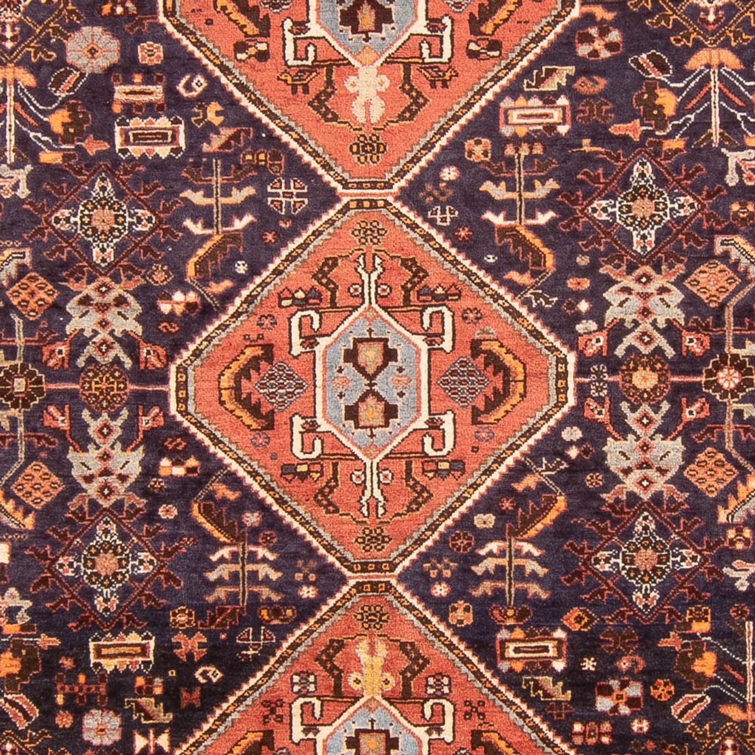 Tapis persan - Nomadic - 290 x 180 cm - bleu foncé