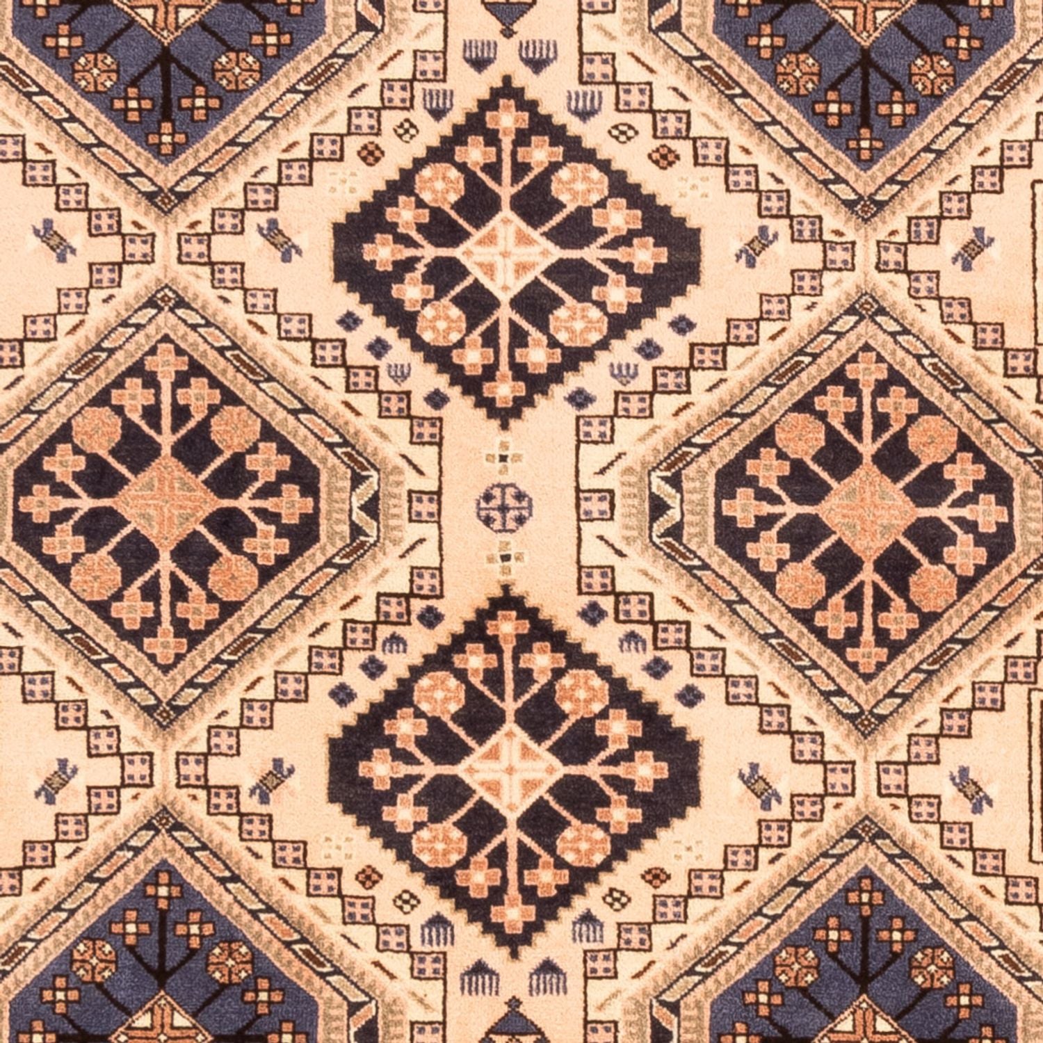 Tapis persan - Nomadic - 251 x 194 cm - beige clair