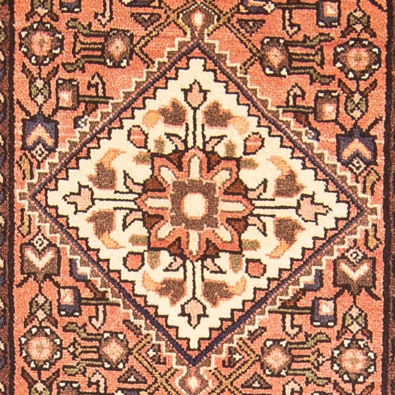 Tapis de couloir Tapis persan - Nomadic - 400 x 78 cm - rouge