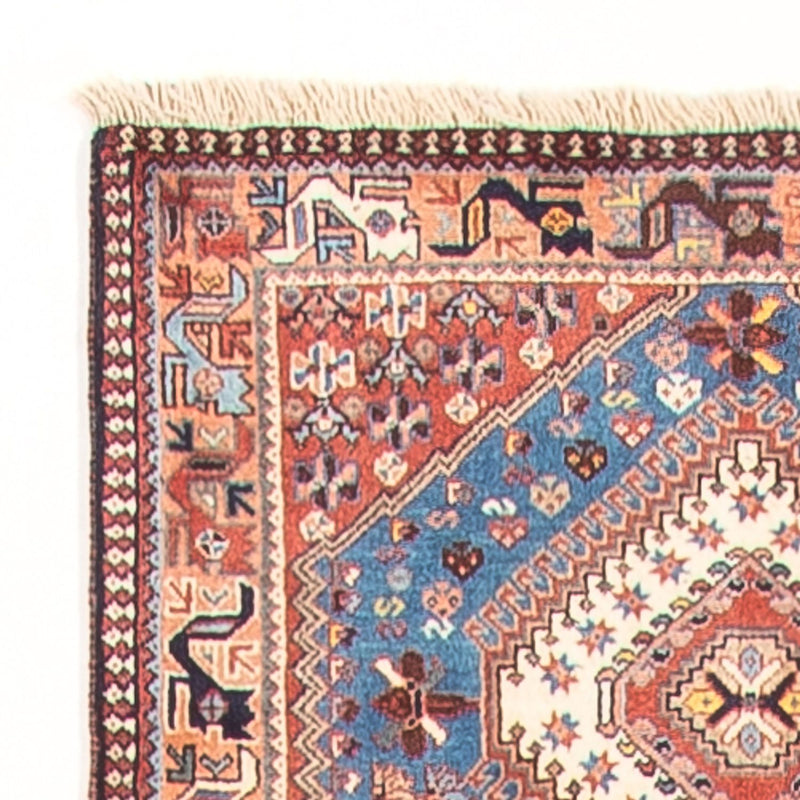 Tapis de couloir Tapis persan - Nomadic - 392 x 82 cm - bleu