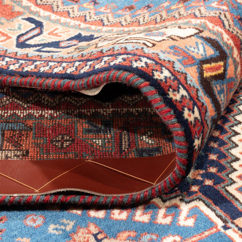 Tapis de couloir Tapis persan - Nomadic - 392 x 82 cm - bleu