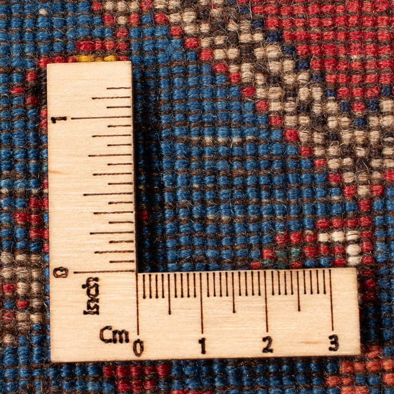 Tapis de couloir Tapis persan - Nomadic - 392 x 82 cm - bleu