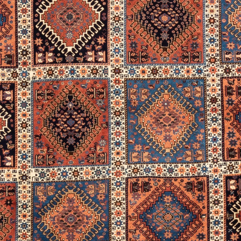 Tapis persan - Nomadic - 238 x 200 cm - rouge foncé