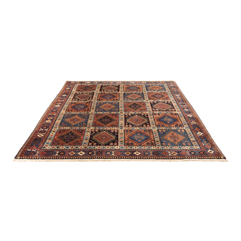 Tapis persan - Nomadic - 238 x 200 cm - rouge foncé