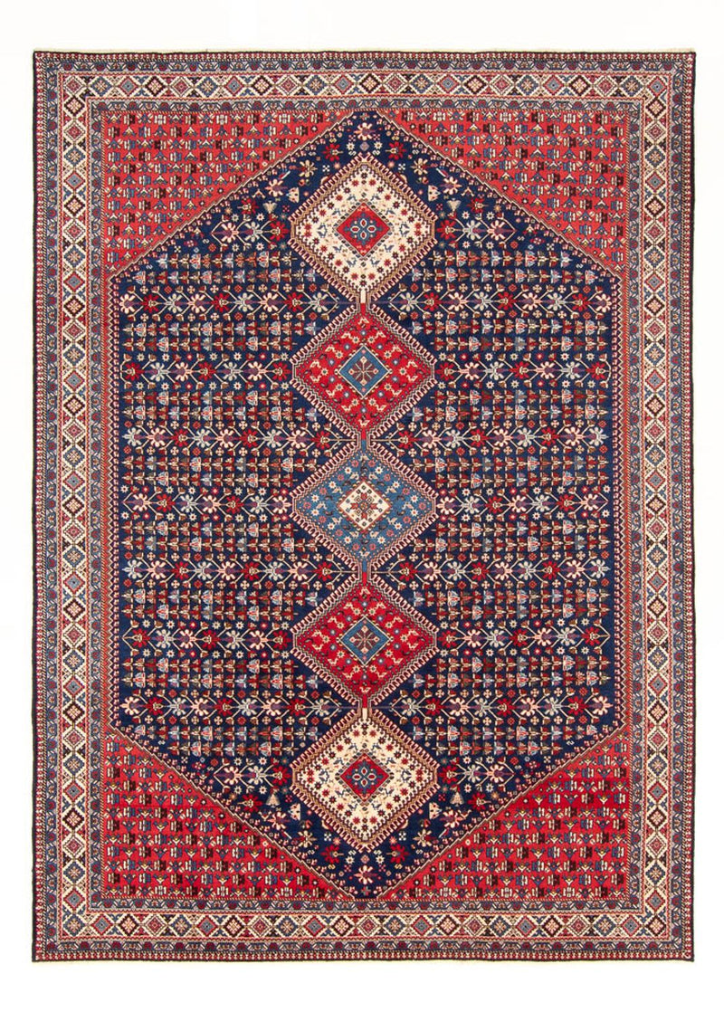 Tapis persan - Nomadic - 300 x 204 cm - bleu foncé