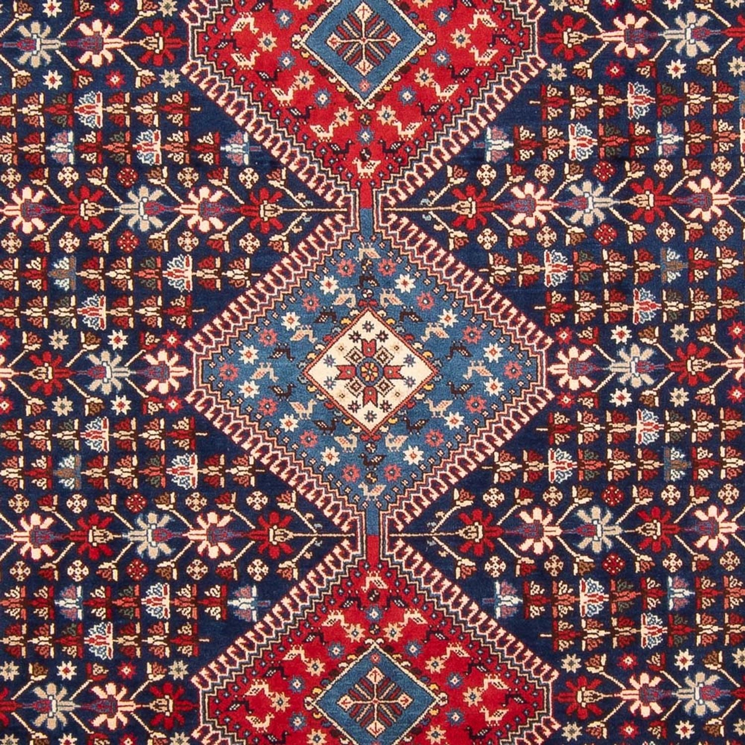 Tapis persan - Nomadic - 300 x 204 cm - bleu foncé