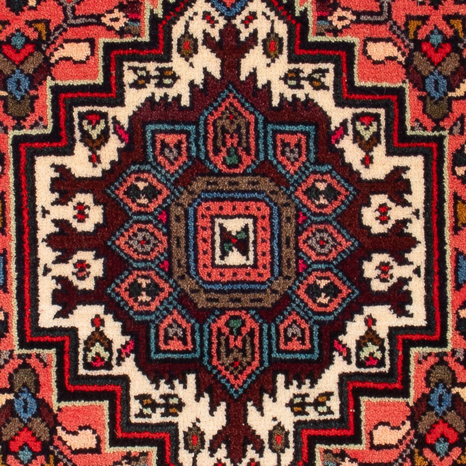 Tapis persan - Nomadic - 89 x 59 cm - rouge