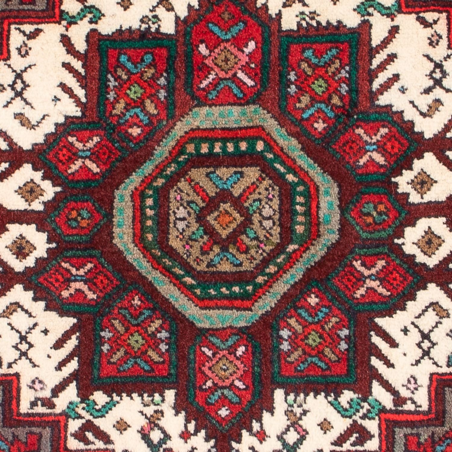 Tapis persan - Nomadic - 95 x 58 cm - crème