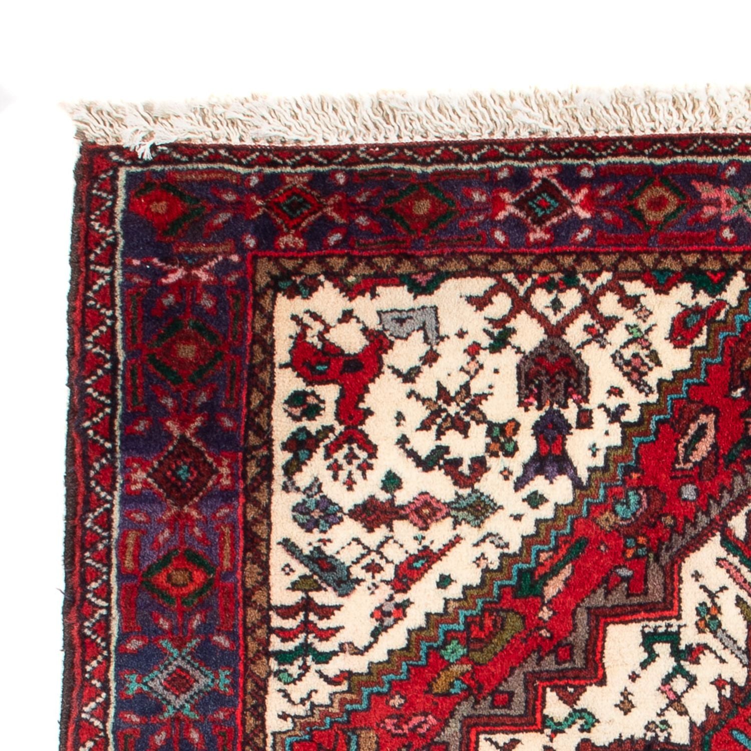 Tapis persan - Nomadic - 95 x 58 cm - crème