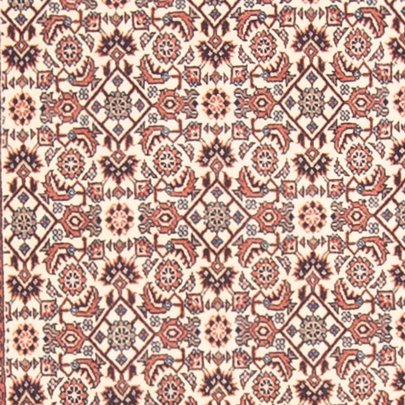 Tapis de couloir Tapis persan - Bidjar - 398 x 85 cm - beige