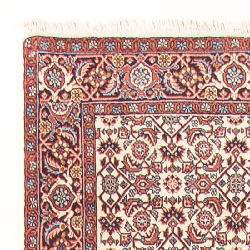 Tapis de couloir Tapis persan - Bidjar - 398 x 85 cm - beige