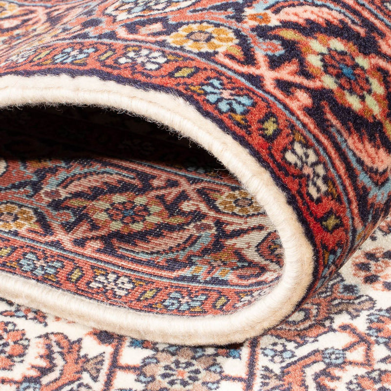 Tapis de couloir Tapis persan - Bidjar - 398 x 85 cm - beige