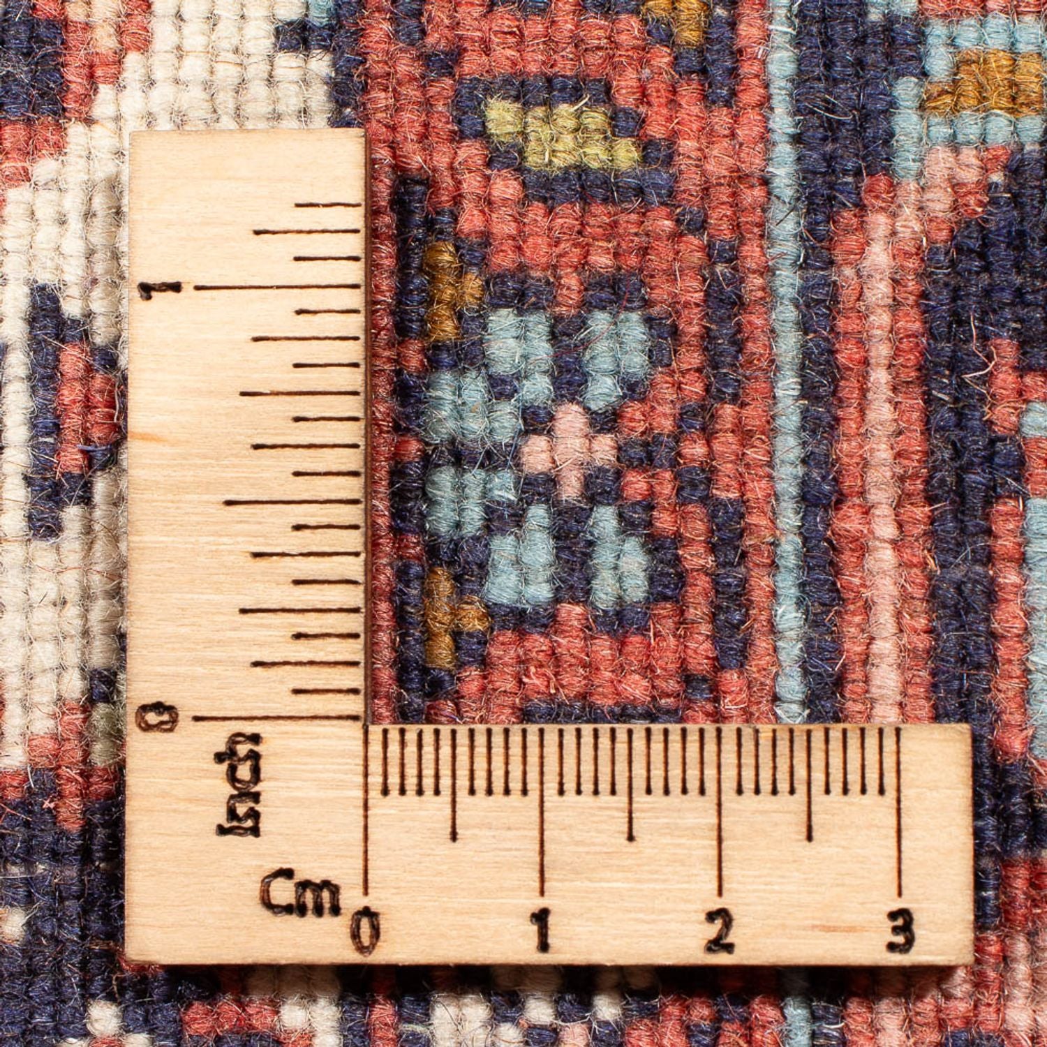 Tapis de couloir Tapis persan - Bidjar - 398 x 85 cm - beige