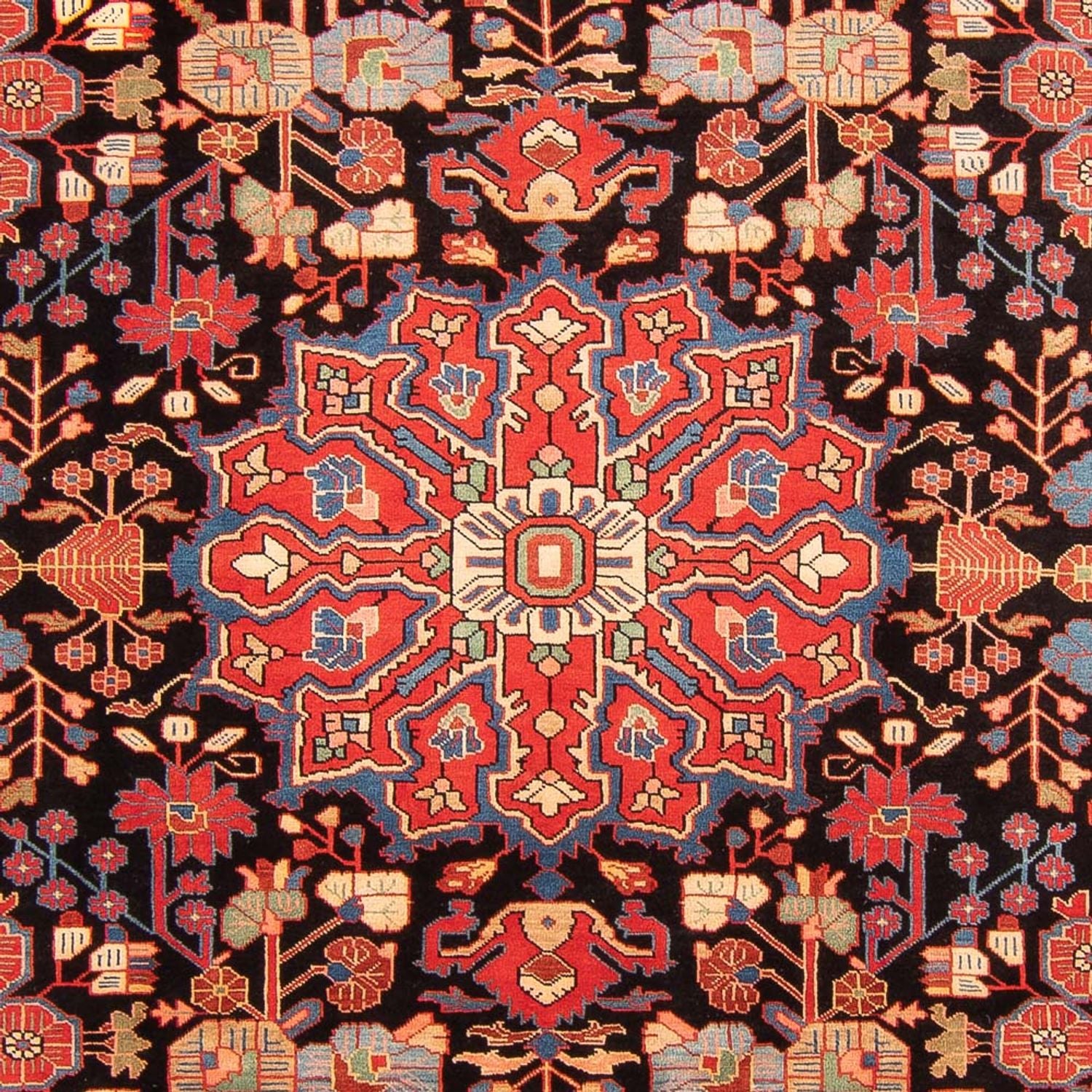 Tapis persan - Nomadic - 291 x 200 cm - bleu foncé