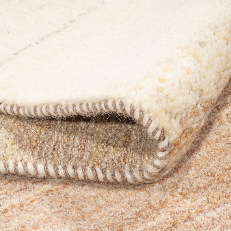 Tapis de couloir Tapis Gabbeh - Persan - 345 x 87 cm - naturel