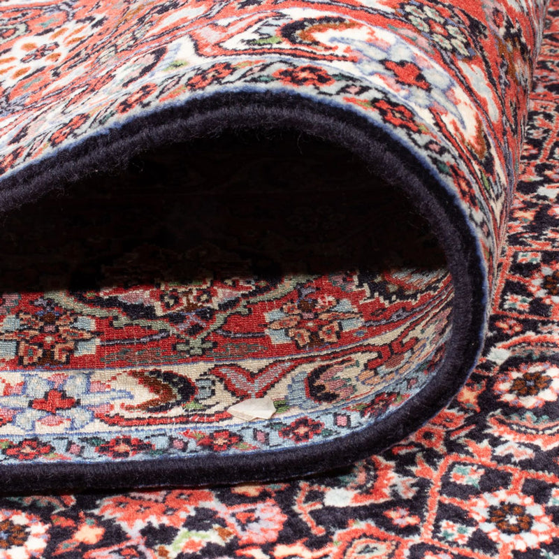 Tapis persan - Bidjar - 247 x 196 cm - bleu foncé
