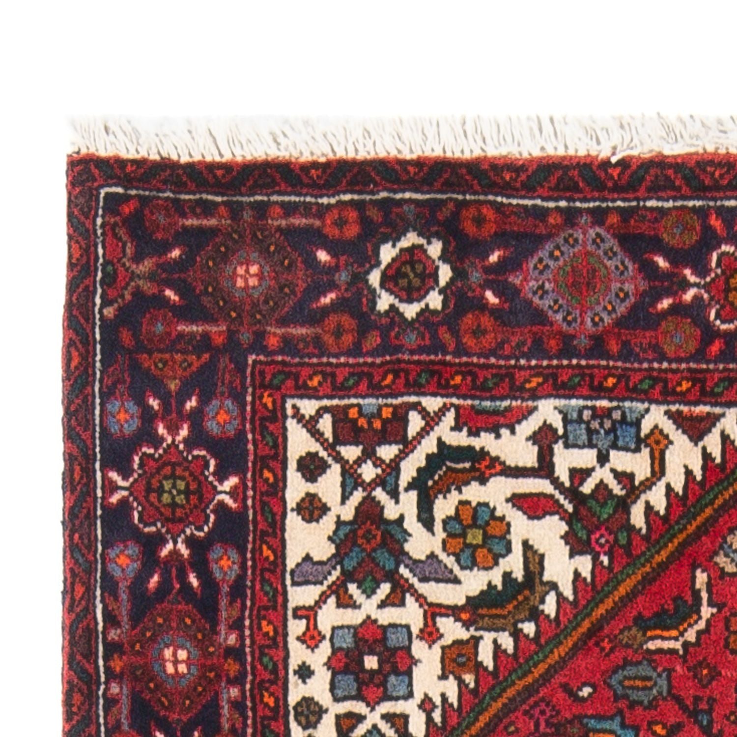 Tapis persan - Nomadic - 124 x 82 cm - rouge