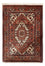 Tapis persan - Nomadic - 90 x 61 cm - rouge