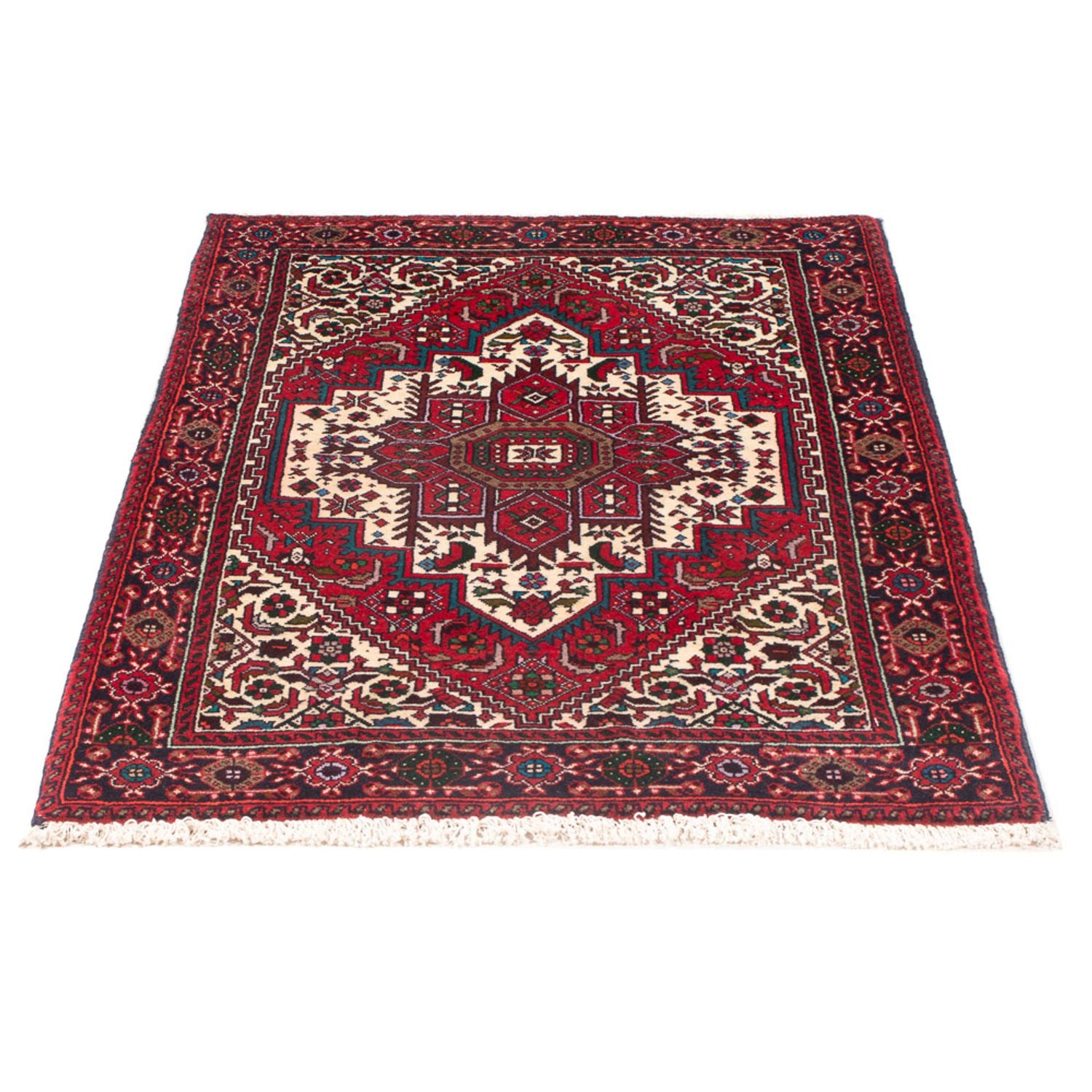 Tapis persan - Nomadic - 125 x 76 cm - crème