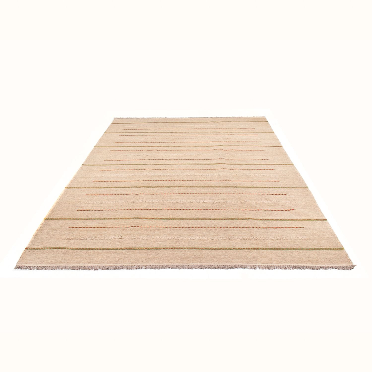 Tapis Kelim - Tendance - 289 x 191 cm - beige clair