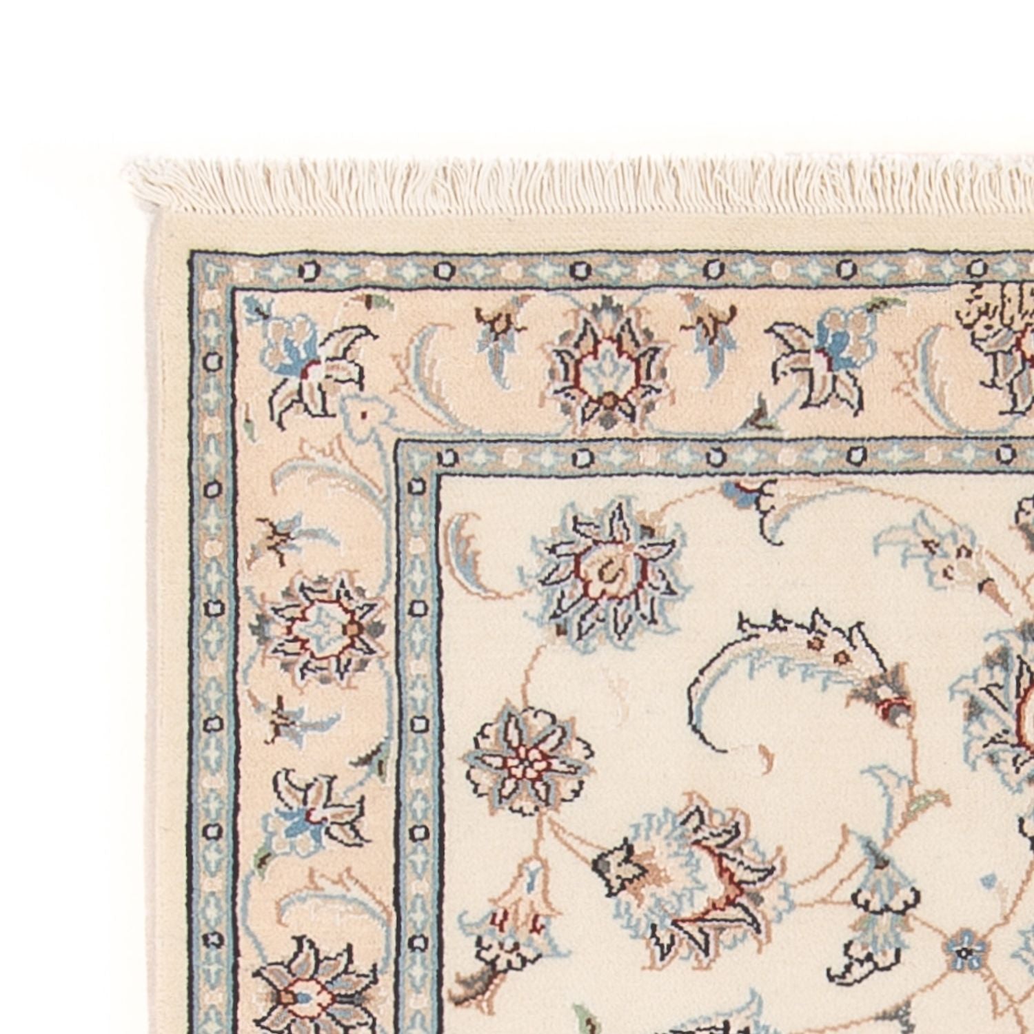 Tapis persan - Nain - Premium - 118 x 80 cm - crème
