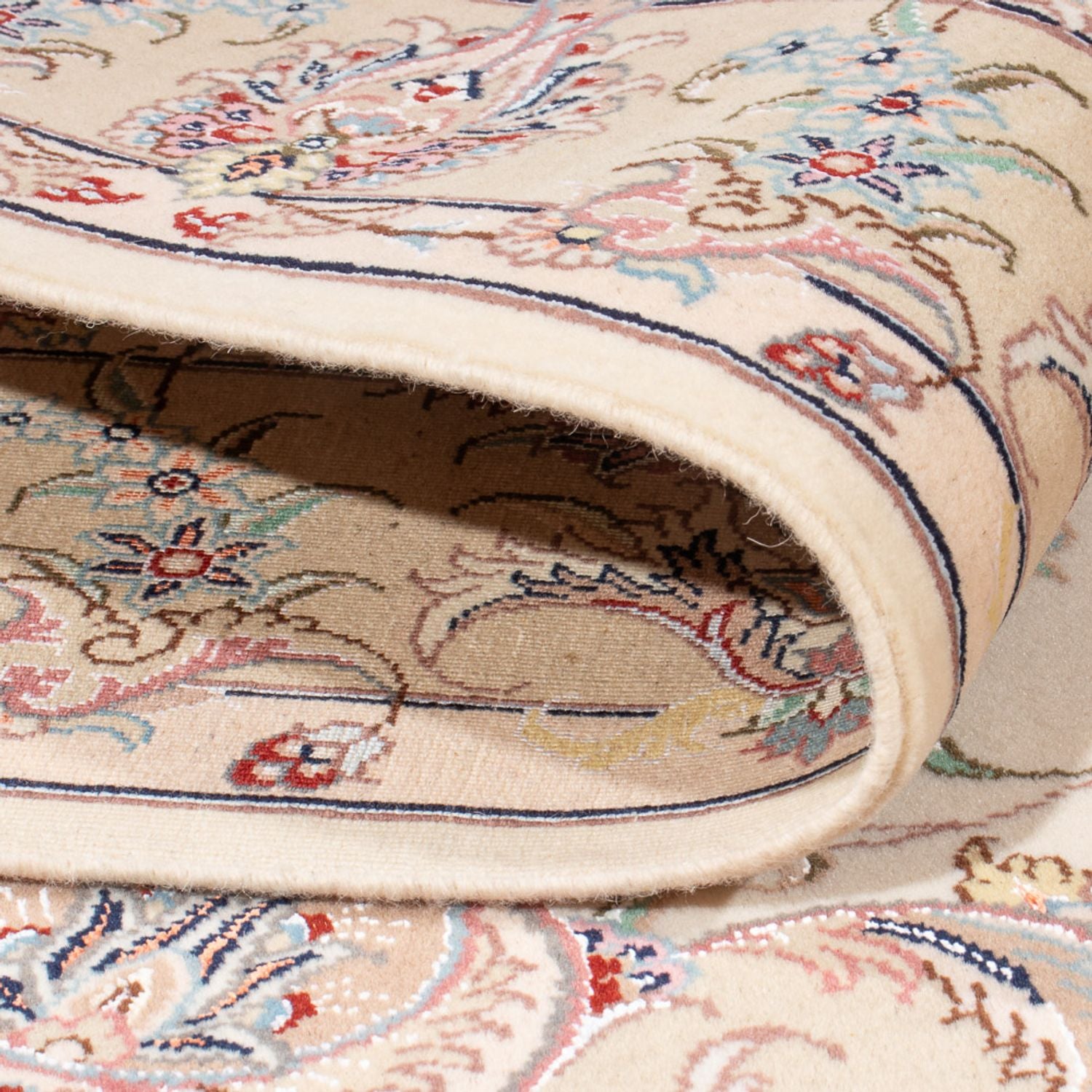 Tapis persan - Tabriz - Royal - 196 x 150 cm - crème