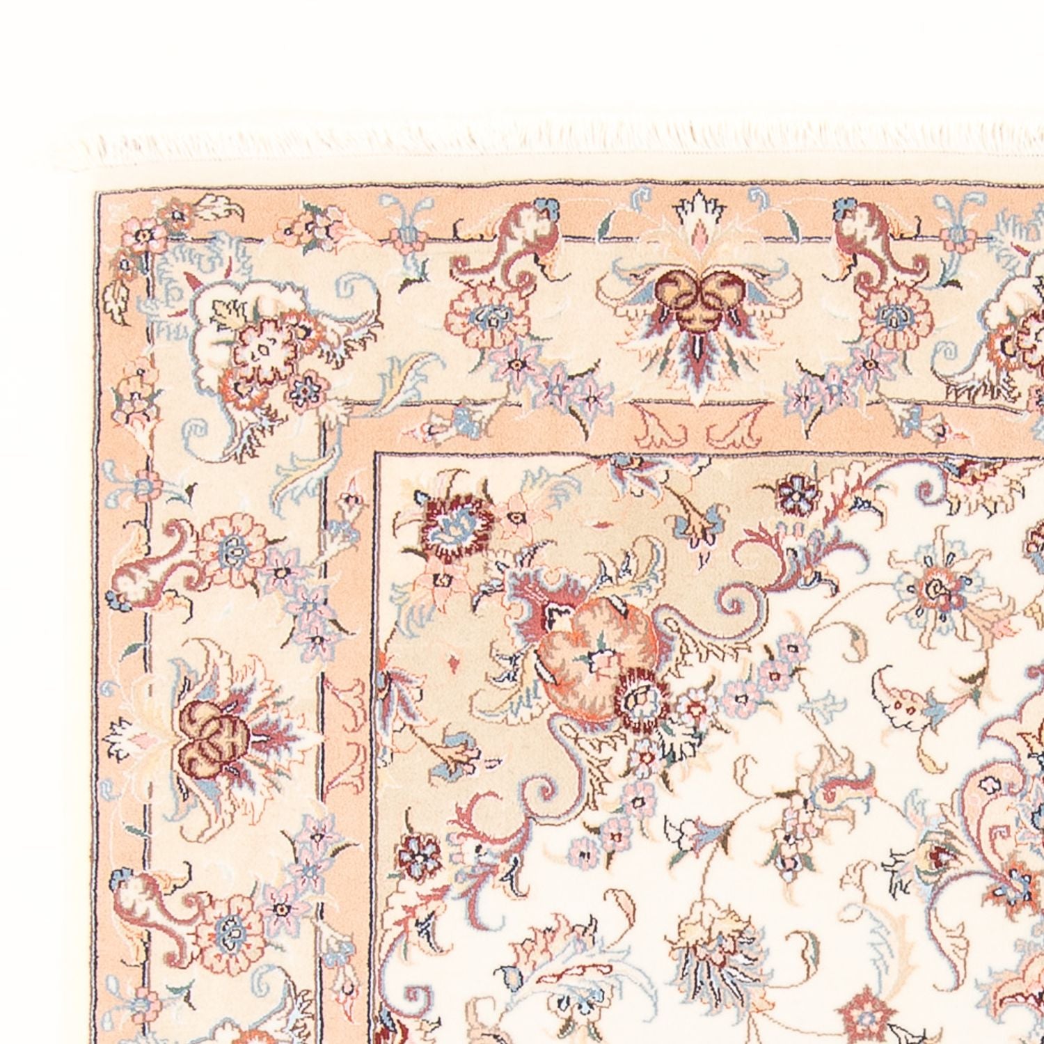 Tapis persan - Tabriz - Royal - 200 x 147 cm - crème