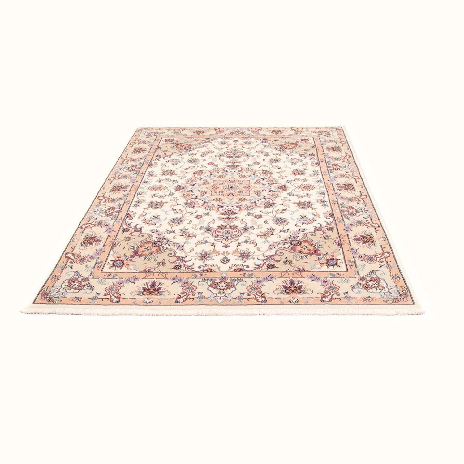 Tapis persan - Tabriz - Royal - 200 x 147 cm - crème