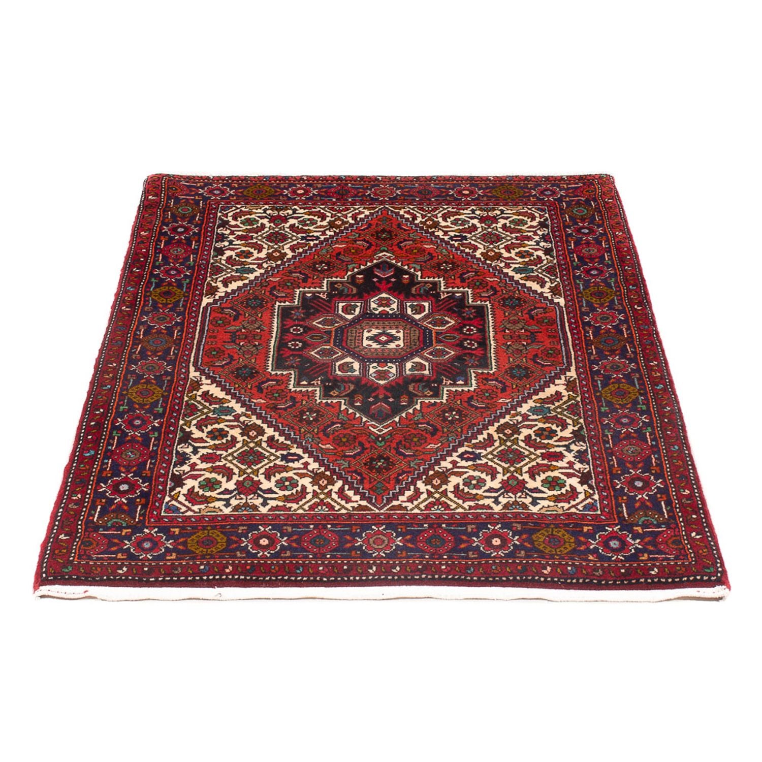 Tapis persan - Nomadic - 127 x 83 cm - rouge