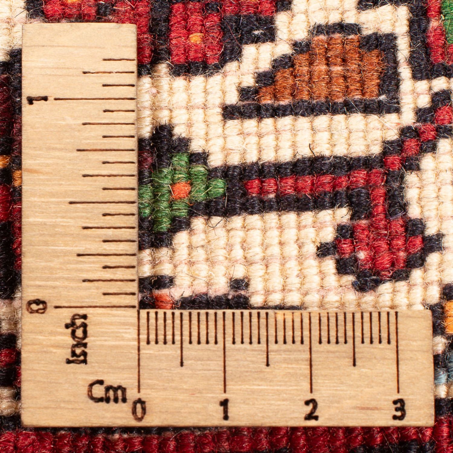 Tapis persan - Nomadic - 123 x 80 cm - crème