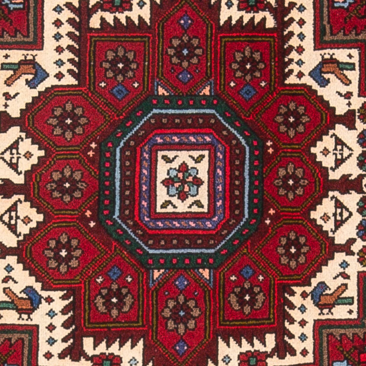 Tapis persan - Nomadic - 122 x 78 cm - crème
