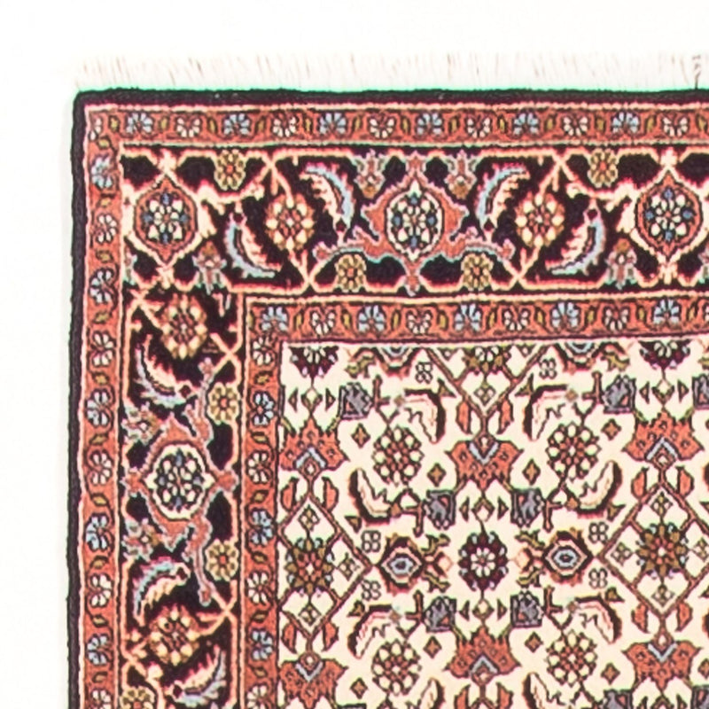 Tapis de couloir Tapis persan - Bidjar - 383 x 85 cm - crème