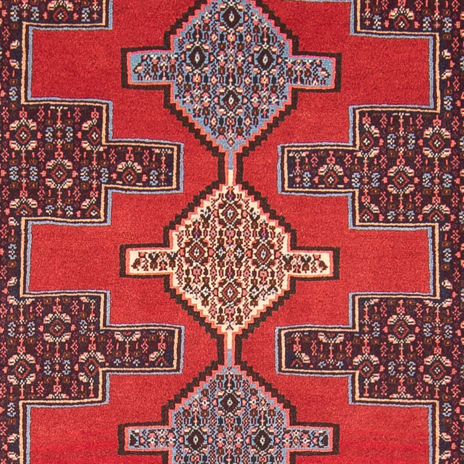 Tapis de couloir Tapis persan - Classique - 362 x 90 cm - rouge