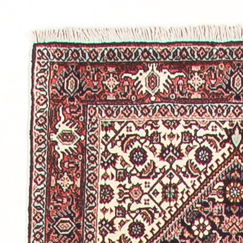 Tapis de couloir Tapis persan - Bidjar - 410 x 67 cm - crème