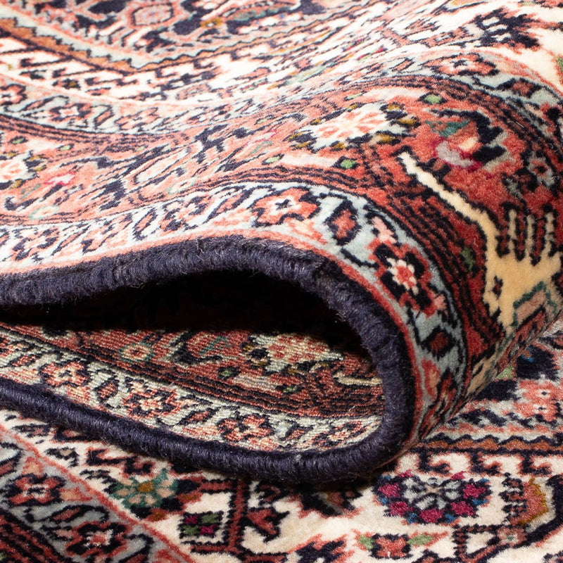 Tapis de couloir Tapis persan - Bidjar - 410 x 67 cm - crème