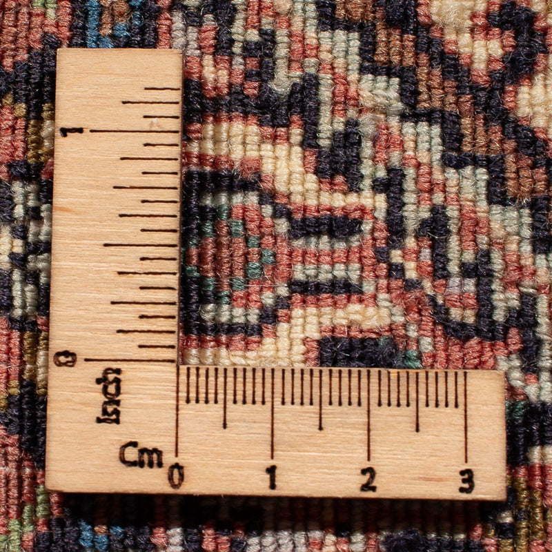 Tapis de couloir Tapis persan - Bidjar - 410 x 67 cm - crème