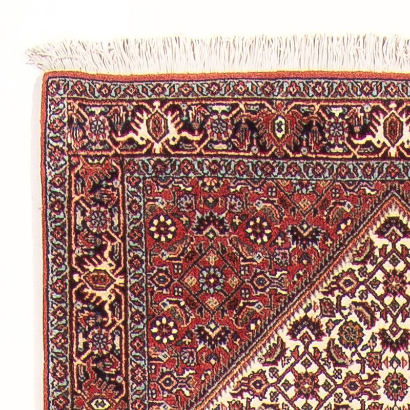 Tapis de couloir Tapis persan - Bidjar - 384 x 77 cm - rouge