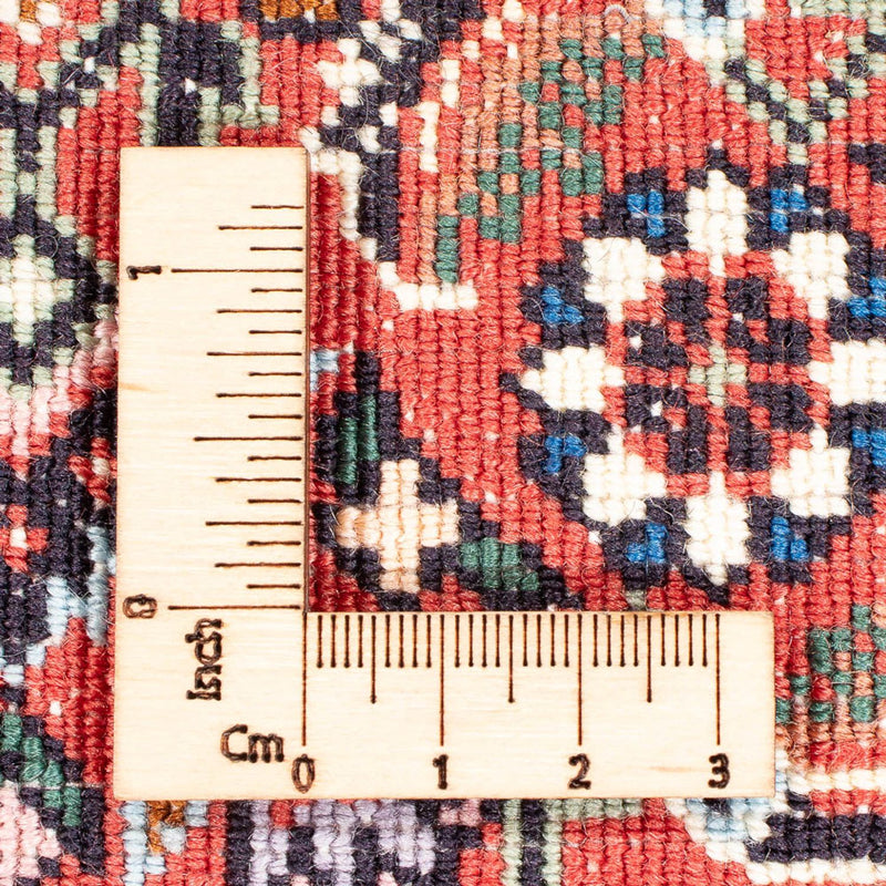 Tapis de couloir Tapis persan - Bidjar - 384 x 77 cm - rouge