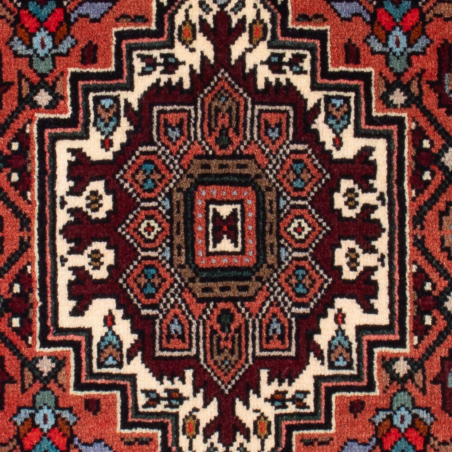 Tapis persan - Nomadic - 90 x 54 cm - rouge