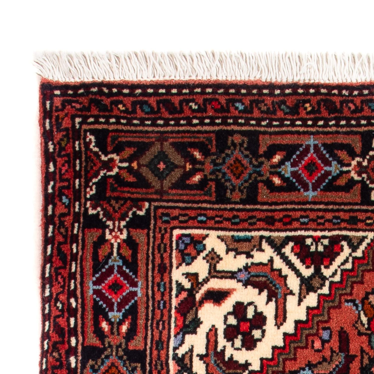 Tapis persan - Nomadic - 90 x 54 cm - rouge